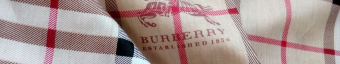 Виды пледа Burberry